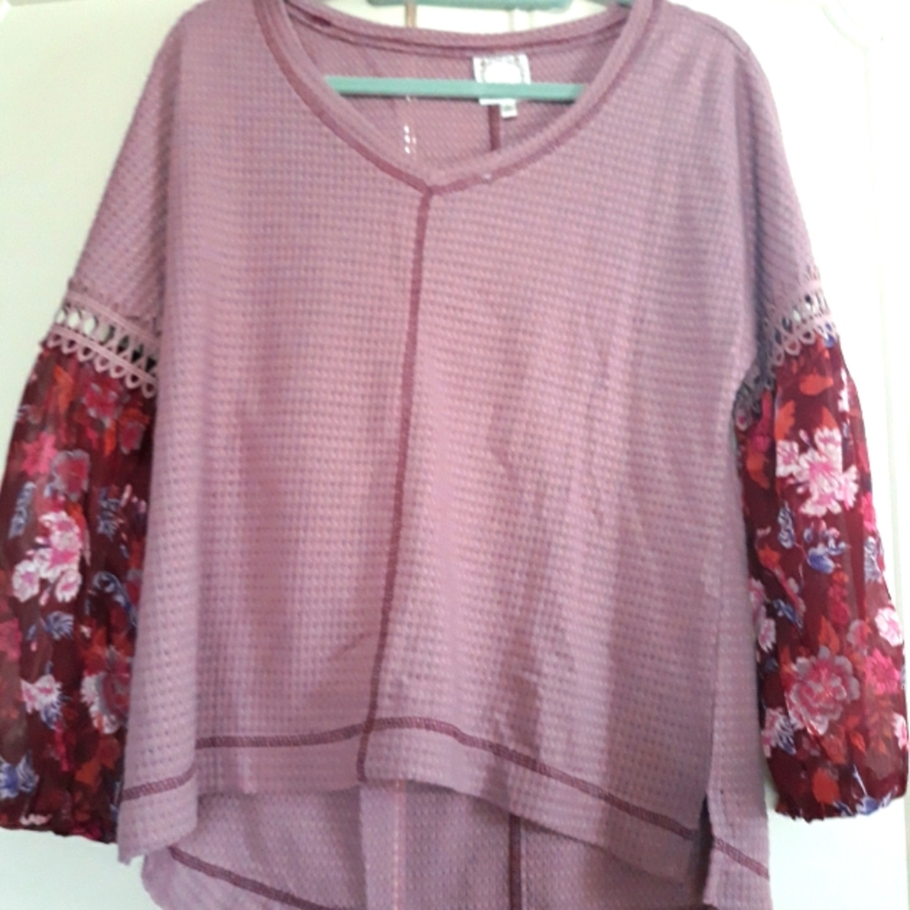 New Bouquet waffle top silk arms
